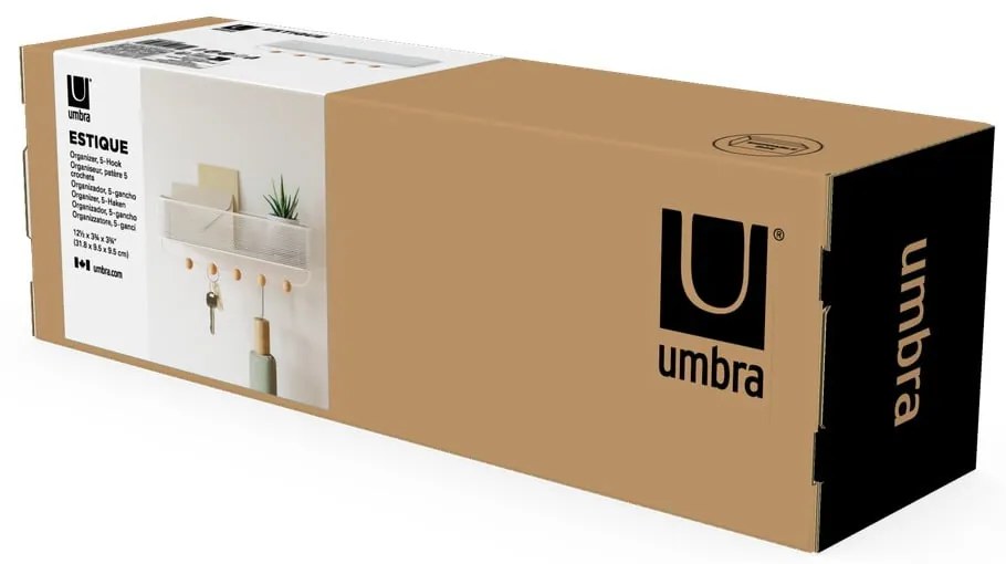 Ścienny metalowy wieszak na klucze Estique – Umbra