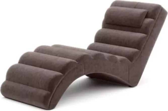 Nowoczesny szezlong Mimi z poduszką chesterfield