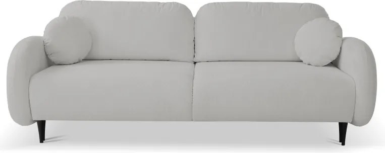 Sofa SOFT z funkcja spania i pojemnikiem JASNY SZARY RUN AGAIN 80