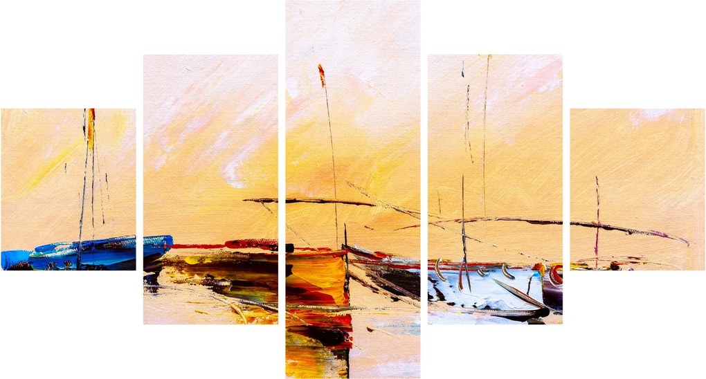 Obraz - Obraz statku (125x70 cm)