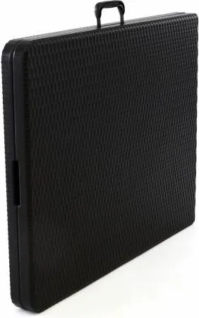 Składany stół ogrodowy 180 x 75 cm czarny