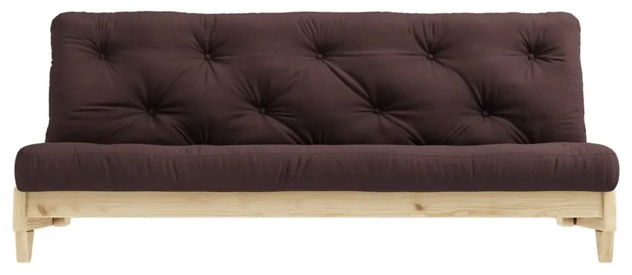 Sofa rozkładana Karup Design Fresh Natural Clear/Brown