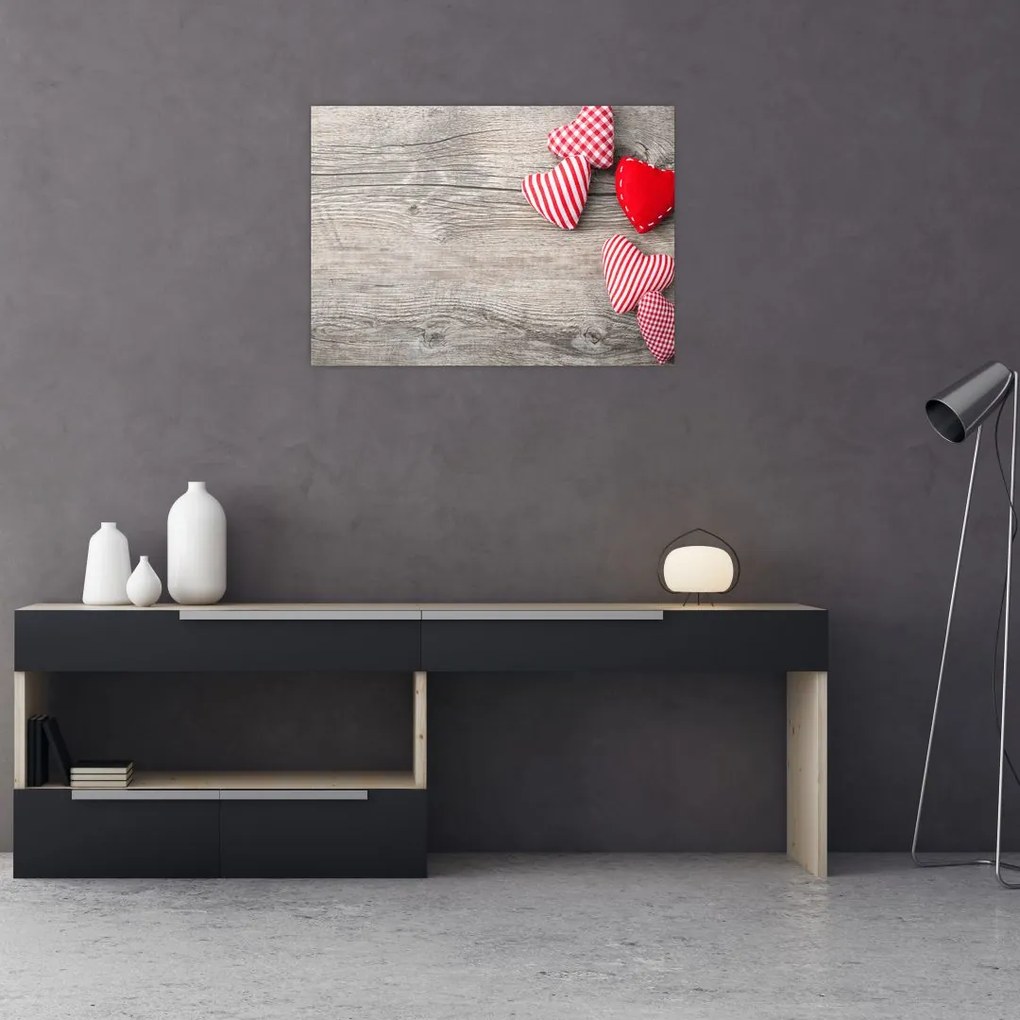Obraz - Serca (70x50 cm)