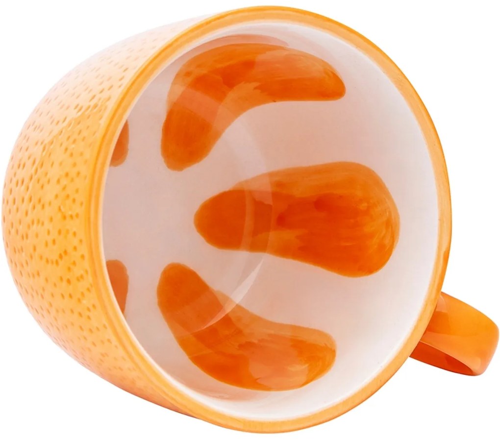 Altom Zestaw ceramicznych kubków jumbo Tropicanapomarańczowych 470 ml, 2 szt.