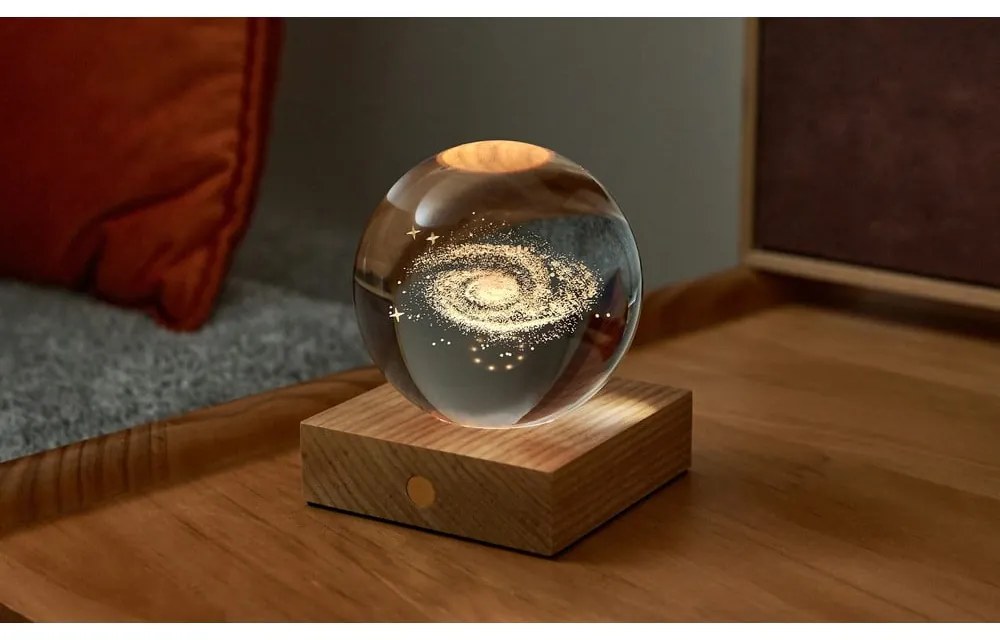 Ciemnobrązowa dekoracja świetlna na USB Amber – Gingko