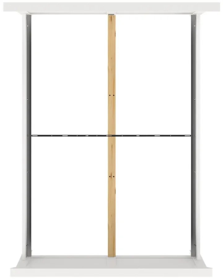 Białe łóżko dwuosobowe 140x200 cm Paris – Tvilum