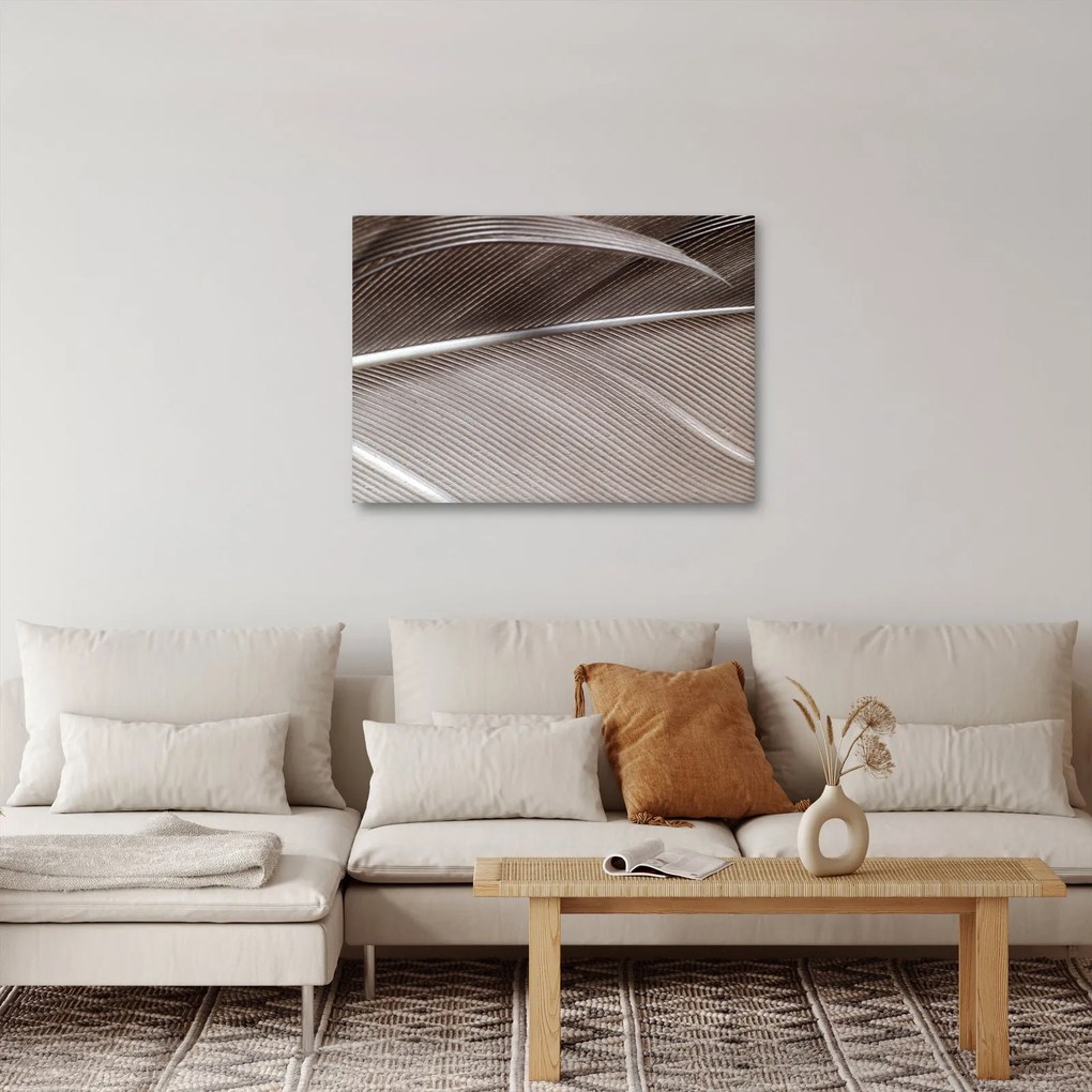 Abstrakcyjny obraz włókien (70x50 cm)