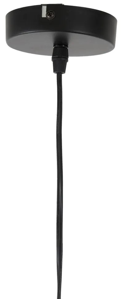 Brązowa lampa sufitowa z rattanowym kloszem ø 40 cm Pacino – Light & Living