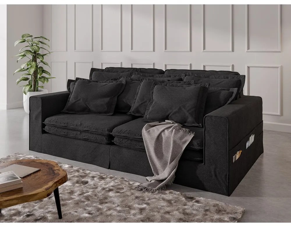 Czarna sofa 236 cm Nora – Ropez