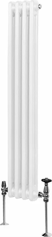Tradycyjny grzejnik 2-kolumnowy - 1500 x 202 mm - biały