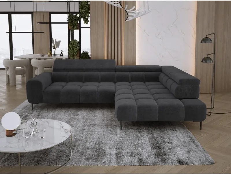 Narożnik PLAZA L wolnostojący Prawostronny w tkaninie EDEN 21 WERSAL