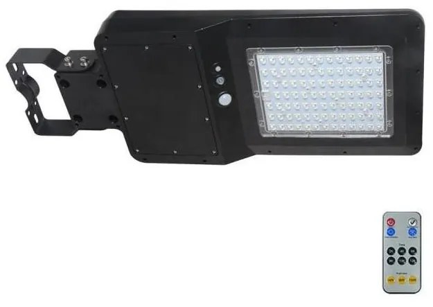 LED Solarna lampa uliczna z czujnikiem LED/40W/9,6V IP65 4000K + pilot