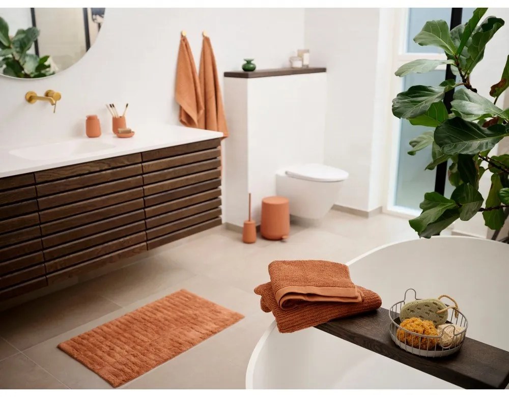 Żółty bawełniany ręcznik frotte 50x70 cm Classic – Zone