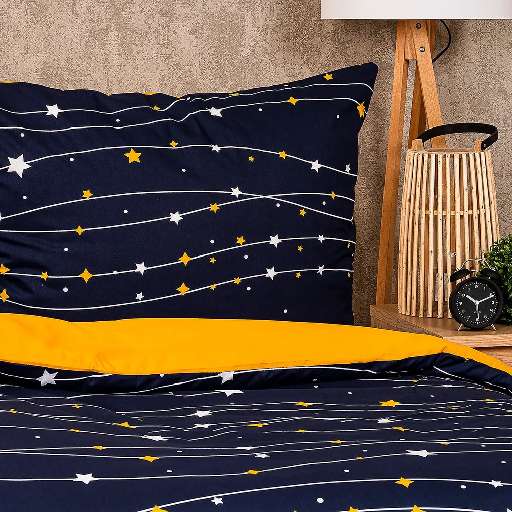 4Home Pościel bawełniana Night sky, 140 x 220 cm, 70 x 90 cm