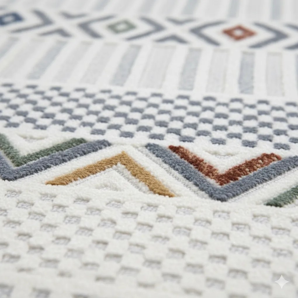 Dywan nowoczesny 3D Desire Boho kremowy 200 cm x 290 cm