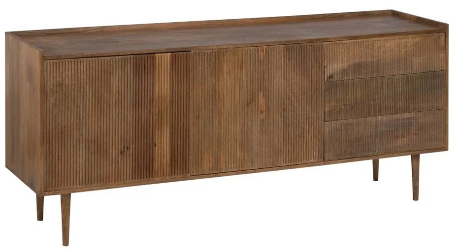 Niska komoda z litego drewna mango 174x75 cm Apricot – Ixia