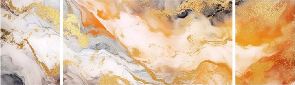 Obraz - Marmurkowe tło (170x50 cm)
