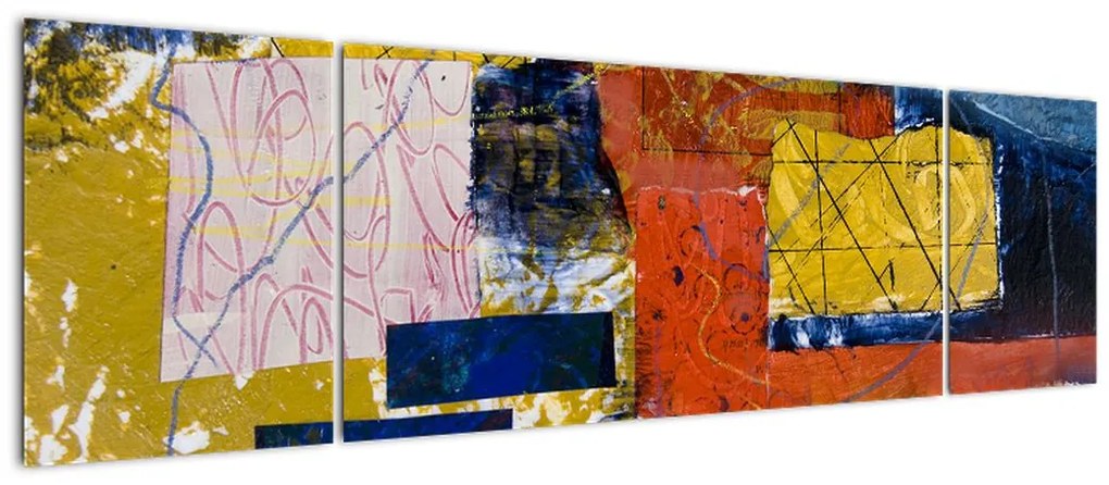 Obraz - Abstrakcja (170x50 cm)