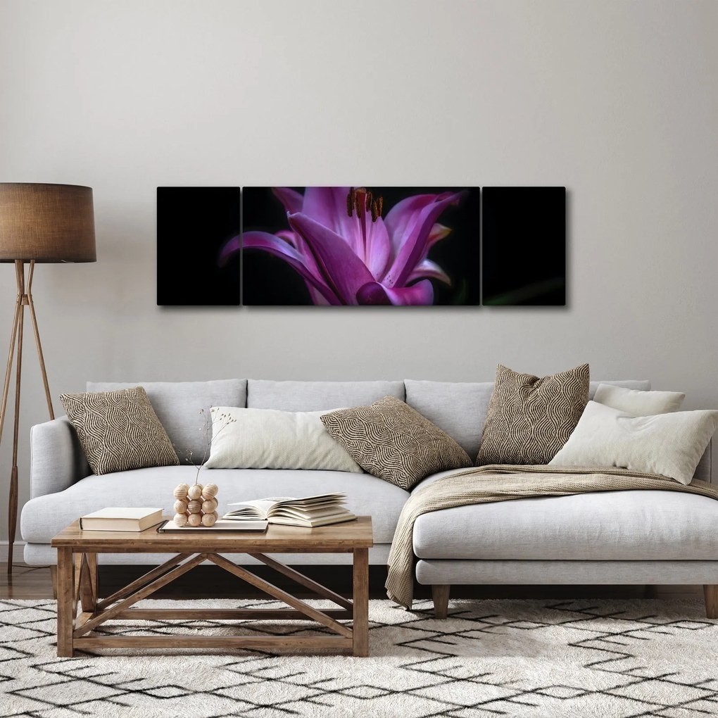 Obraz lilii (170x50 cm)