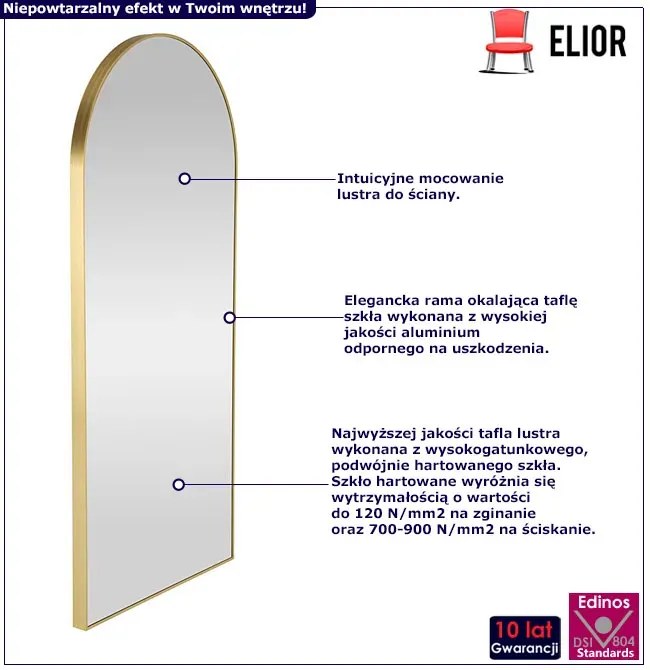 Nowoczesne lustro wiszące lustro C4-D54