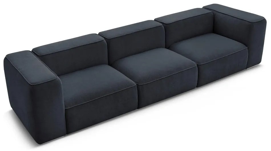 Ciemnoniebieska sofa 345 cm Zephyr – Bobochic Paris