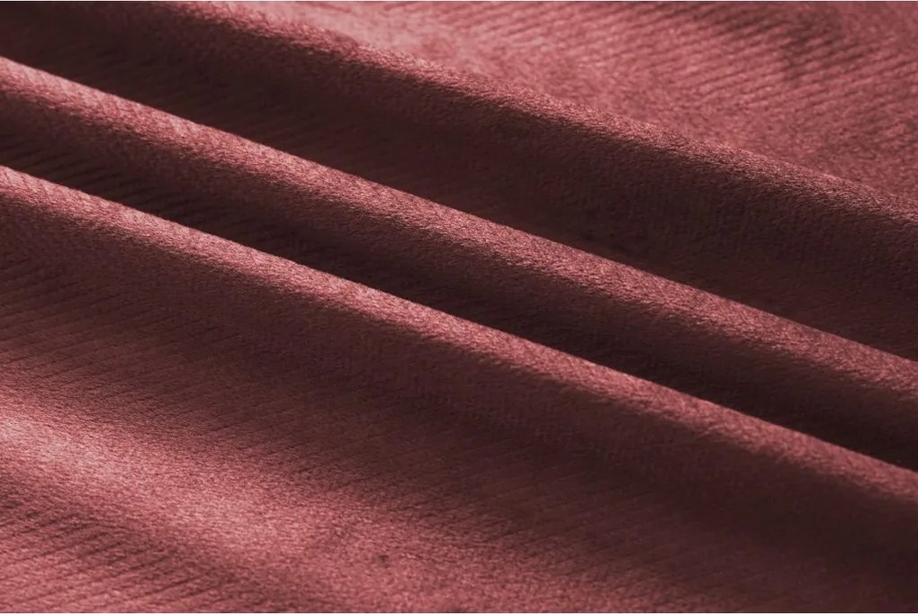 Zasłona zaciemniająca ELVIO VELVET 140x250 cm, staroróżowa Zawieszanie: Metalowe pierścienie