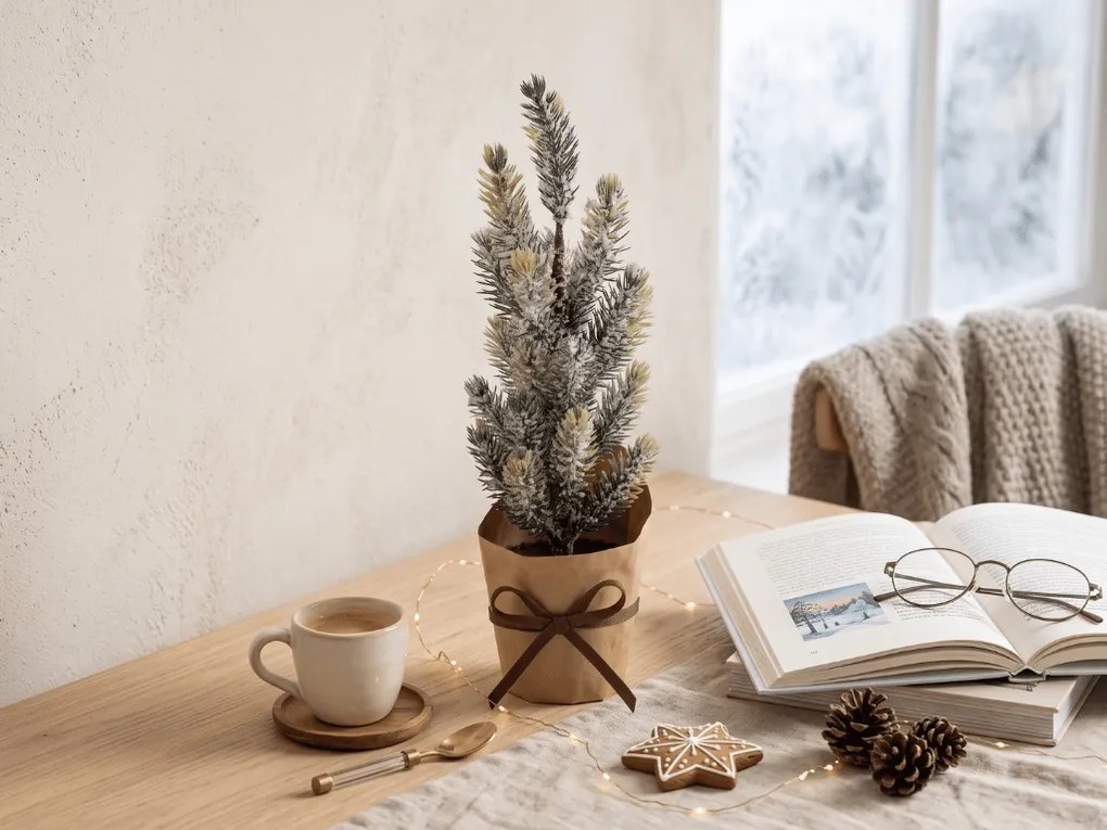 Dekoracyjna choinka świąteczna FROSTY TREE w doniczce 22 cm