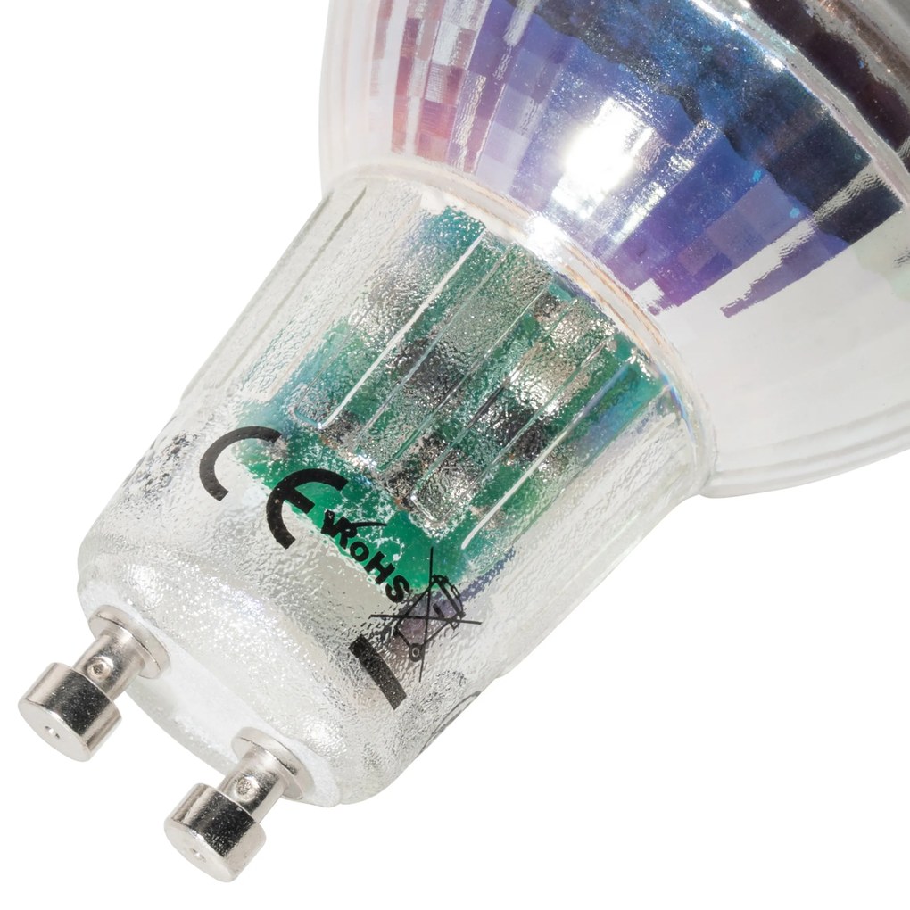 Zestaw 5 ściemnialnych żarówek LED GU10 3W 200 lm 2200 - 6500K