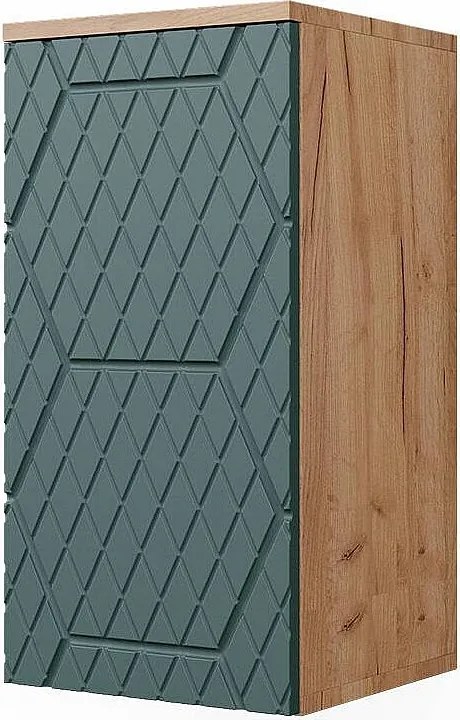 Szafka łazienkowa zielony/złoty dąb 30x24x59 irma