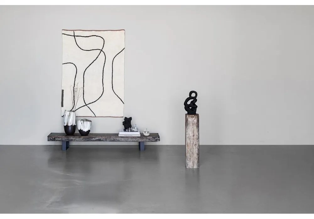 Bawełniany dywan odpowiedni do prania w kolorze kości słoniowej 100x140 cm Shadow – Mette Ditmer Denmark