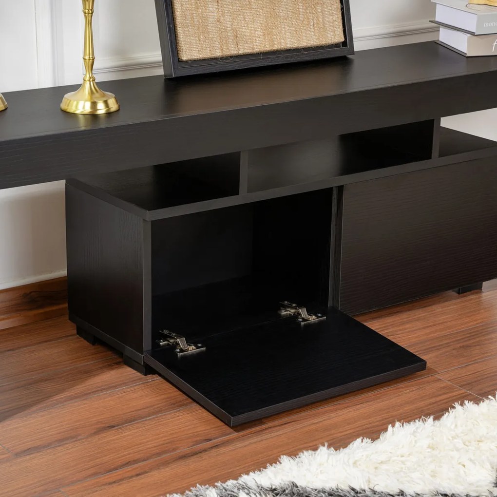 Stolik pod telewizor Enclave Wood Black