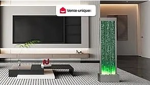 Wolnostojąca bąbelkowa ściana wodna BLENNIE - Diody LED zmieniające kolory - wys. 150 cm