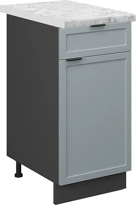 Szafka dolna do kuchni jasnoniebiesko-szary 40x60x82 fame-line