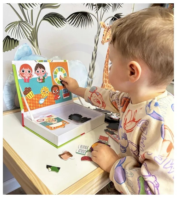 Tooky toy puzzle drewniane pudełko magnetyczne