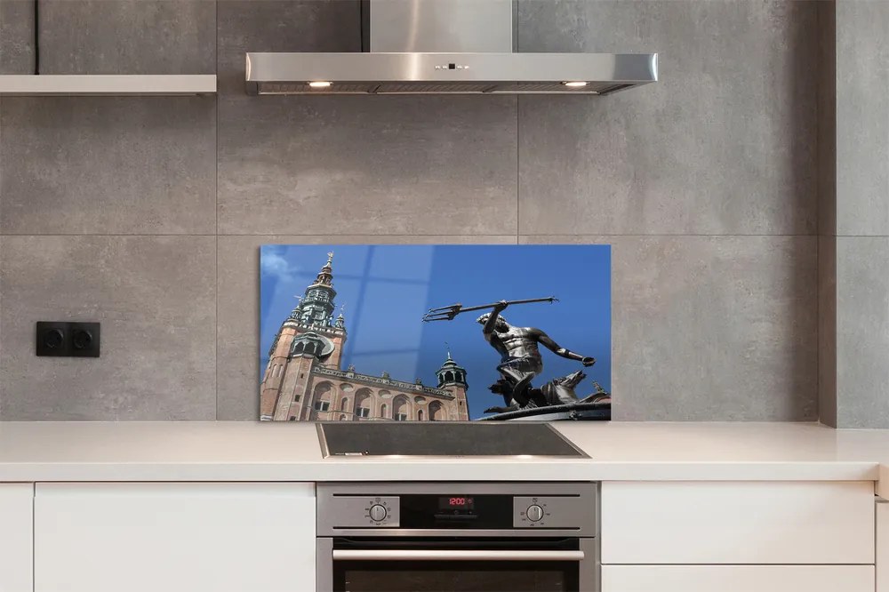 Panel szklany do Kuchni Zabytkowy Kościół v Gdańsku