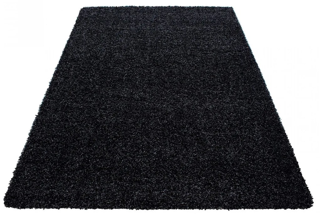 Dywan shaggy jednokolorowy antracyt 300 cm x 400 cm