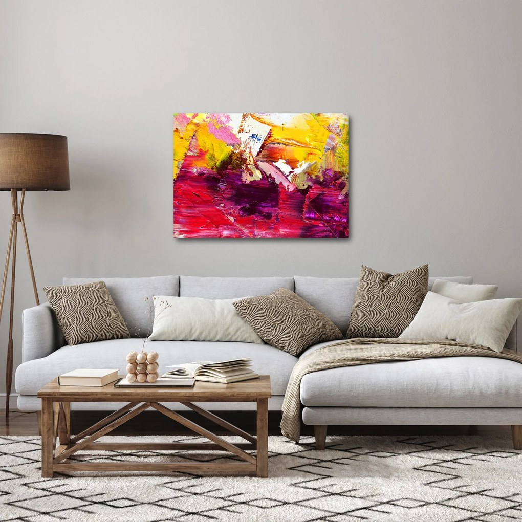 Obraz abstrakcji - malarstwo (70x50 cm)