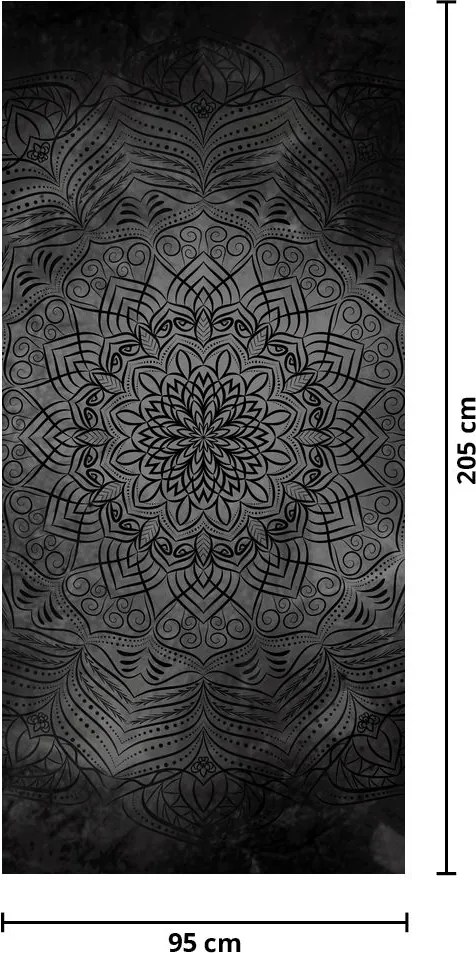 Fototapeta na drzwi - Mistyczna mandala (95x205cm)