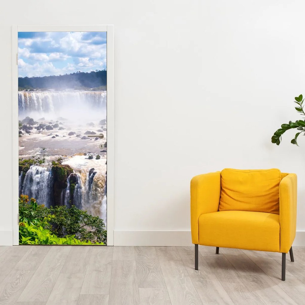 Fototapeta na drzwi - Wodospady, Iguassu (95x205cm)