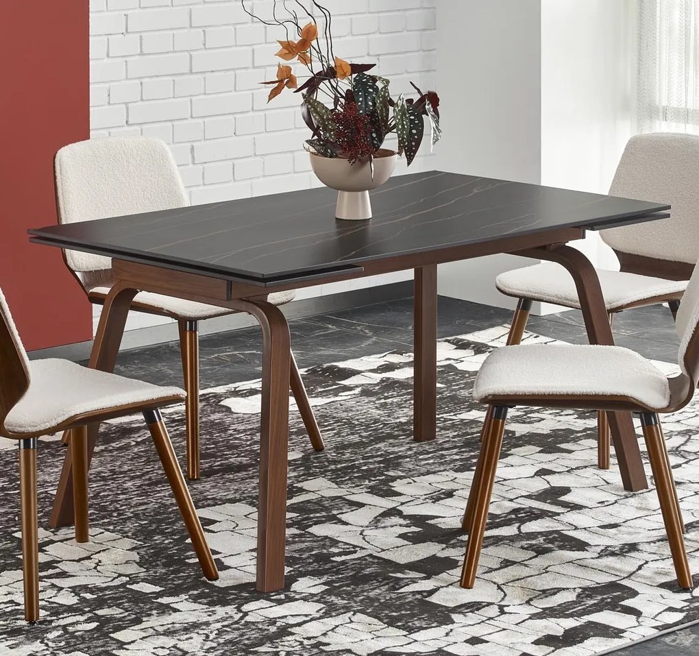 Rozkładany stół Lozano z blatem ze spieku