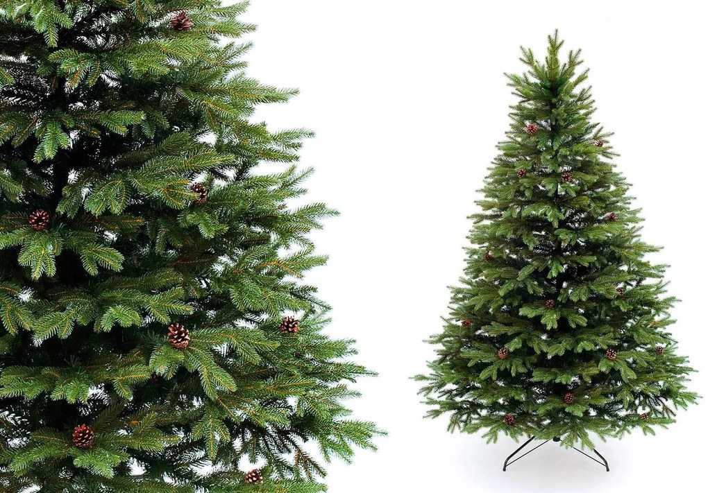 CHOINKA ŚWIĄTECZNA 220 CM ŚWIERK ALPEJSKI