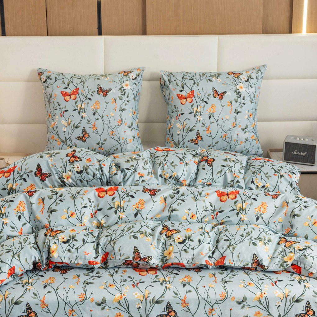 PrzytulneMieszkanie.pl PrzytulneMieszkanie.pl Pościel z mikrofibry MONARCH WINGS jasnoniebieskie Rozmiar pościeli: 70 x 90 cm | 140 x 200 cm
