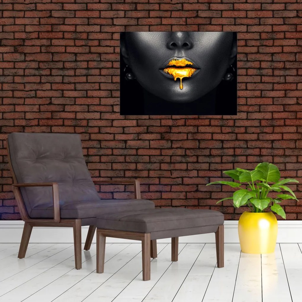 Obraz - Usta kobiety (70x50 cm)
