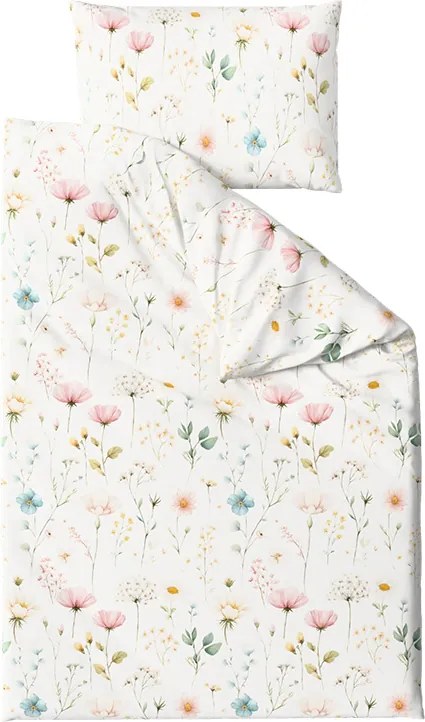 PrzytulneMieszkanie.pl PrzytulneMieszkanie.pl Bawełniana pościel PETALUNE POLY kremowa Rozmiar pościeli: 2 szt 70 x 90 cm | 200 x 220 cm