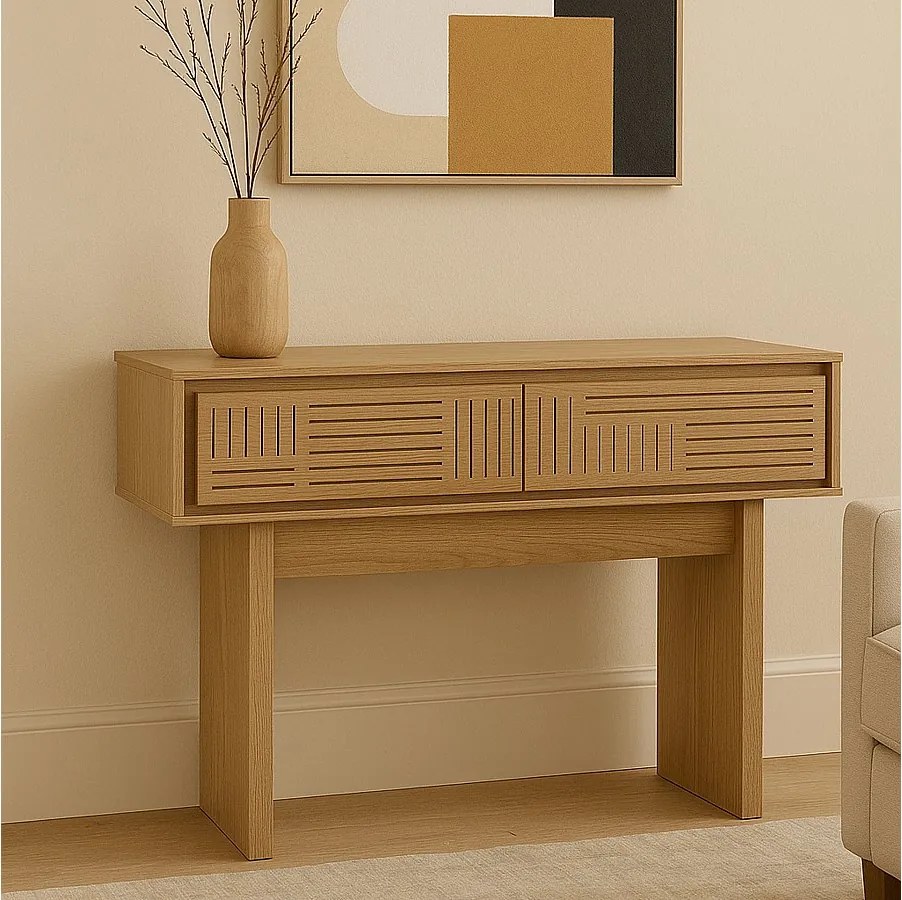 Stolik konsolowy MCW-O31,  jesion naturalny