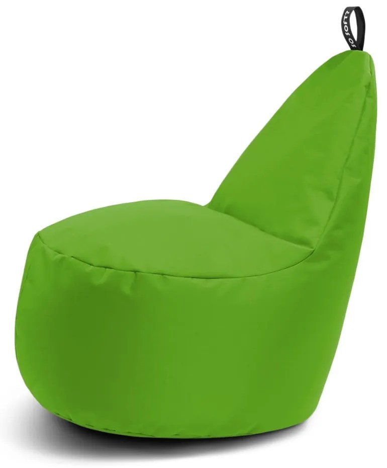 Zielony worek do siedzenia Lull L – So Soft?