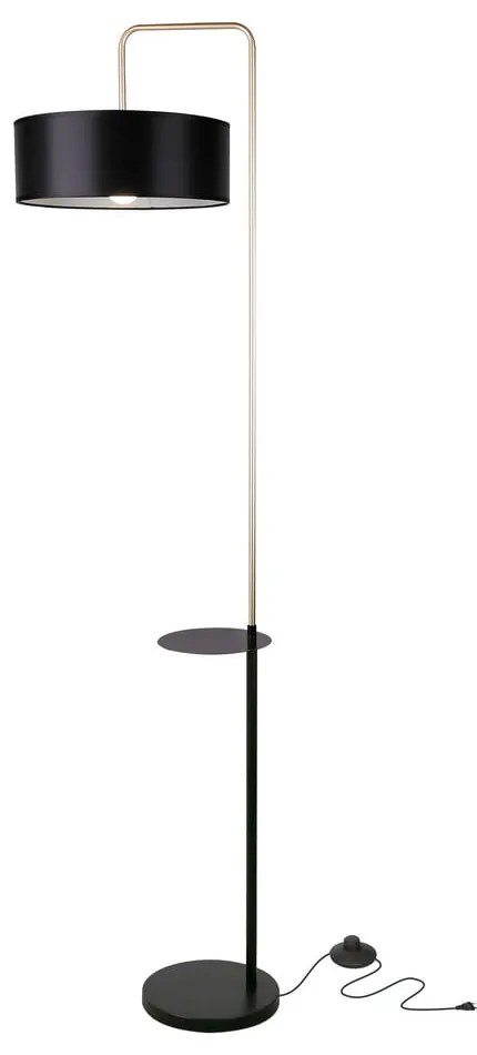 Czarna lampa stojąca (wysokość 172 cm) Impact – Candellux Lighting