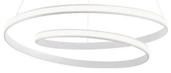 Redo 01-1890 - LED ściemnialna lampa wisząca na lince TORSION LED/35W/230V śr. 75 cm biała