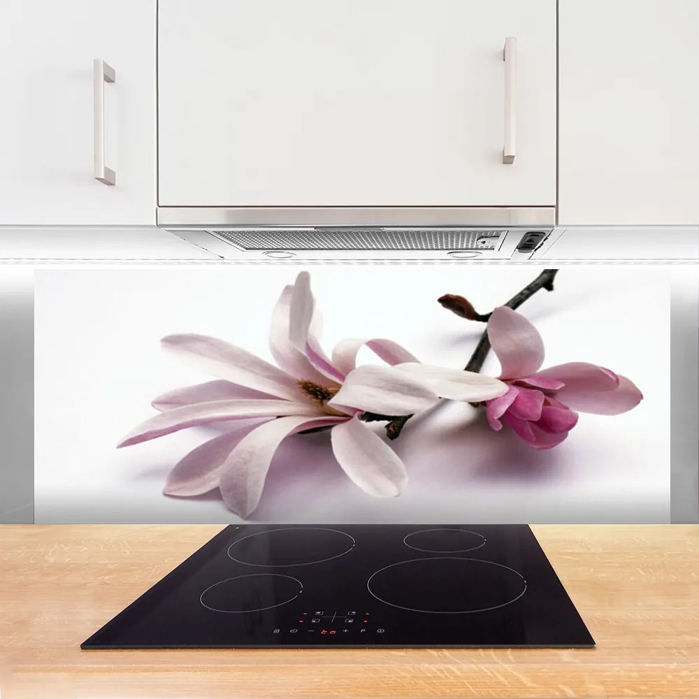 Szkło nad Blatem Rozkwitająca Natura W Kwiatach