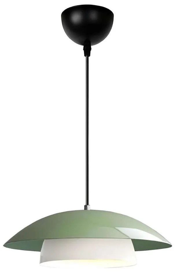 Lampa wisząca na przewodzie MOONLIGH 1xE27/40W/230V zielona
